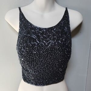 Vintage Handbead Evening/Party Top/Holiday
